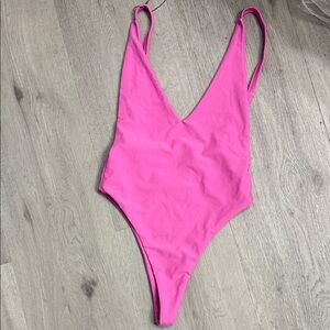 Annee Vibrant Pink Kids One Piece Swimsuit